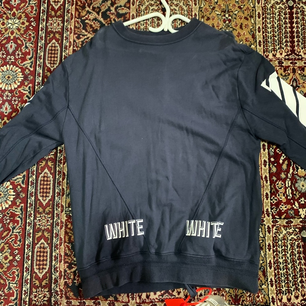 Offwhite blue crewneck